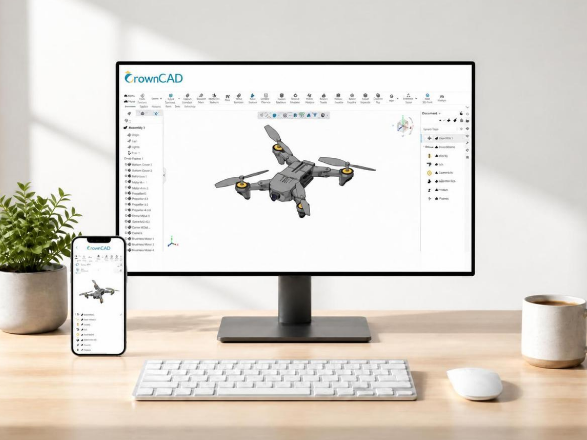 CrownCAD platform screenshot